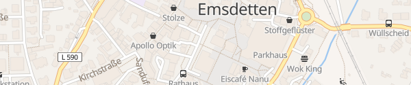 Karte Rathaus Emsdetten