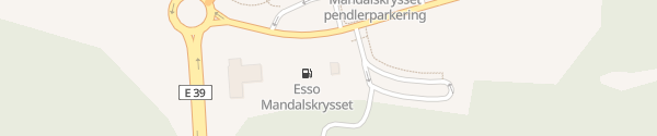 Karte Esso Deli de Luca Mandalskrysset Mandal