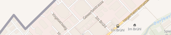 Karte Gewerbestraße Allschwil