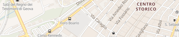 Karte Piazza Foro Boario Cuneo