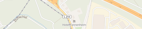 Karte Hotel Tannenheim Boppard