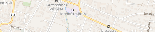 Karte Bahnhofschulhaus Therwil