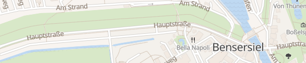 Karte Großraumparkplatz Hauptstraße Esens