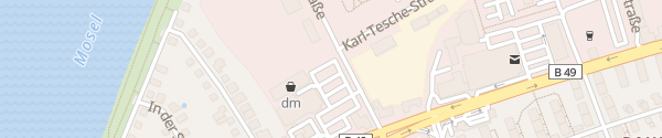 Karte dm-drogerie markt Peter-Klöckner-Straße Koblenz