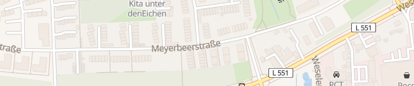 Karte Meyerbeerstraße Münster