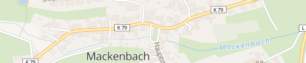 Karte Hauptstraße Mackenbach