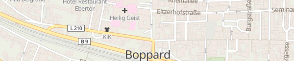 Karte Parkhaus Karmeliterstraße Boppard