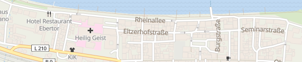 Karte Bellevue Rheinhotel Boppard
