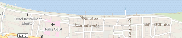 Karte Bellevue Rheinhotel Boppard
