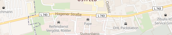 Karte Autohaus Pape Iserlohn