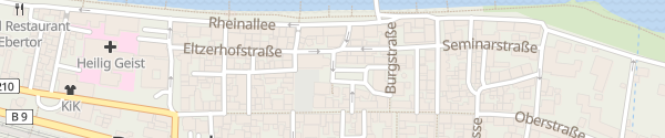 Karte E-Bike Ladestation Boppard