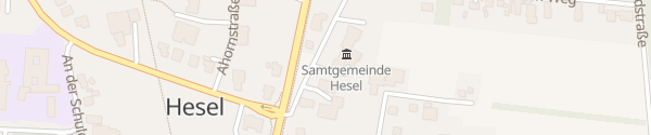 Karte Samtgemeinde Hesel