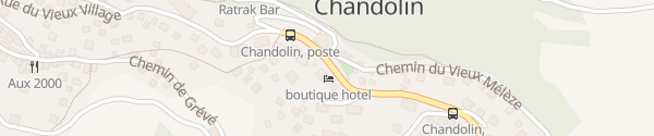 Karte Chandolin Boutique Hotel Chandolin
