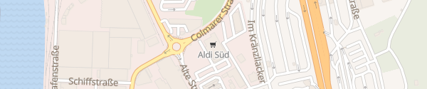 Karte ALDI Süd Alte Straße Weil am Rhein