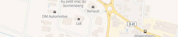 Karte Lidl Wiwersheim