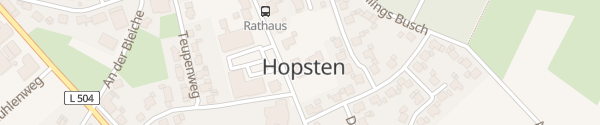 Karte Rathaus Hopsten