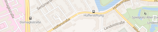 Karte Hüfferstift Münster