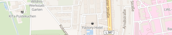 Karte Factory Hotel Münster