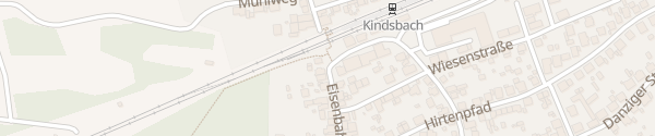 Karte Eisenbahnstraße Kindsbach
