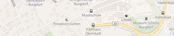Karte Parkhaus Oberstadt Burgdorf