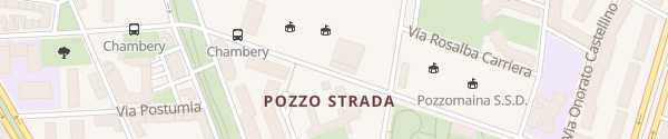Karte Via Monte Ortigara Torino