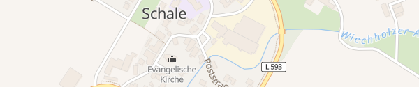 Karte Poststraße Hopsten-Schale