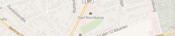 Karte Autohaus Rüschkamp Werne