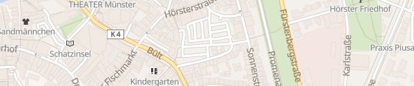 Karte Parkplatz Hörster Platz Münster