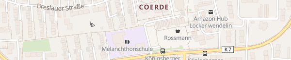 Karte EDEKA Rotthowe Hamannplatz Münster