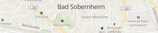 Karte Marktplatz Bad Sobernheim