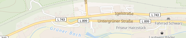 Karte Untergrüner Straße Iserlohn