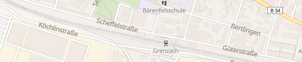 Karte Bahnhof Grenzach-Wyhlen