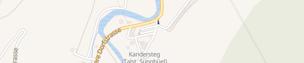 Karte Sunnbüel Talstation Kandersteg