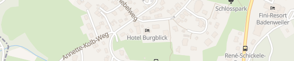 Karte Hotel Burgblick Badenweiler
