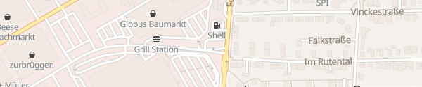 Karte Shell Tankstelle Unna