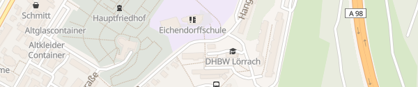 Karte Duale Hochschule Lörrach