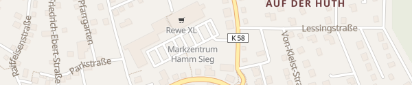 Karte REWE am besten PETZ Marktzentrum Hamm (Sieg)