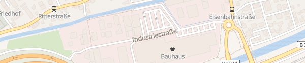 Karte Bauhaus Haagen Lörrach