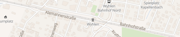 Karte Bahnhof Wyhlen Grenzach-Wyhlen