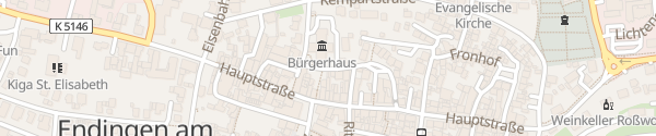 Karte Bürgerhaus Endingen