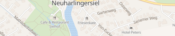 Karte Friesenkate Neuharlingersiel