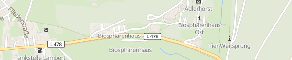 Karte Biosphärenhaus Pfälzerwald/Nordvogesen Fischbach bei Dahn
