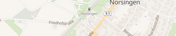 Karte Bahnhof Norsingen Ehrenkirchen
