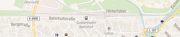 Karte Bahnhof Gottenheim