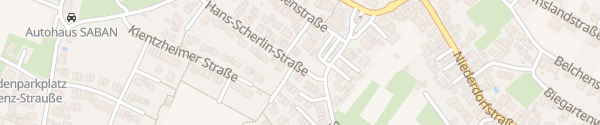 Karte Hans-Scherlin-Straße Ehrenkirchen