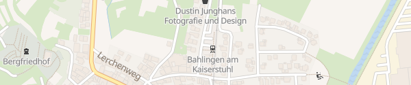 Karte Bahnhof Bahlingen am Kaiserstuhl