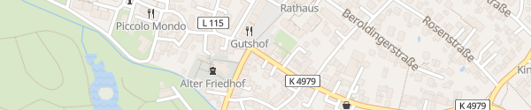 Karte Hauptstraße Umkirch