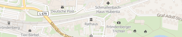 Karte Rathaus Fröndenberg/Ruhr