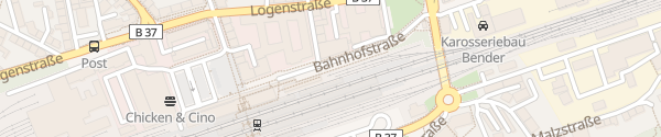 Karte Hauptbahnhof Kaiserslautern