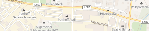 Karte Volkswagen Autohaus Potthoff Hamm
